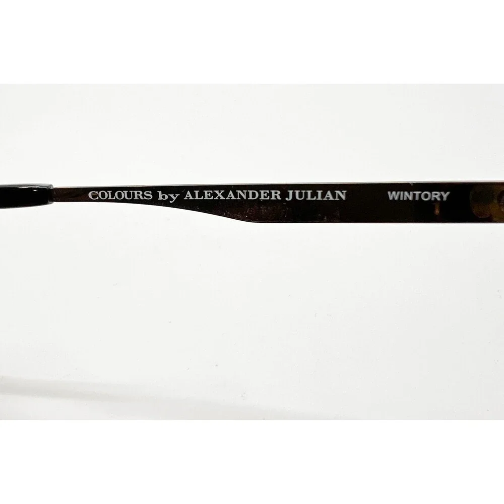 Colours by Alexander Julian Eyeglasses Mens Black Wintory Square 53-17-140